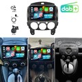 DAB+ Kam+ 64GB Autoradio Für Mazda 2 2007-2013 Apple Carplay Android 15 GPS WIFI