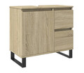 Waschbeckenunterschrank Waschtisch Unterschrank Badschrank Holz Badmöbelset 