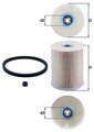 MAHLE Kraftstofffilter KX 231D für OPEL SAAB
