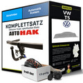 Für VW T5 Caravelle Anhängerkupplung abnehmbar +eSatz 13pol 09.2009-07.2015 NEU