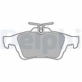 Bremsbelag Satz Bremsscheibe Scheibenbremse für Hinten Delphi Lp3207.D