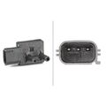 1x Sensor, Abgasdruck HELLA 6PP 009 409-281 passend für CITROËN FORD MAZDA