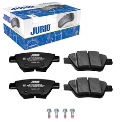JURID BREMSBELÄGE HINTEN passend für AUDI A1 A3 SEAT LEON SKODA OCTAVIA SUPERB Y