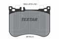 TEXTAR 2517901 Bremsbelagsatz, Scheibenbremse für MERCEDES-BENZ