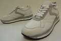 Maca Kitzbühel  Damenschuhe, Sneaker, Damen Schuhe Gr. 42, weiß/grau, Echt Leder