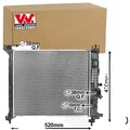 VAN WEZEL KÜHLER MOTORKÜHLUNG passend für OPEL MERIVA B 1.4 37002562 AB BJ 2010