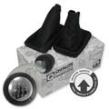 SCHALTKNAUF SCHALTSACK HANDBREMSSACK FÜR OPEL CORSA C (00-09) 5 GANG CHROM