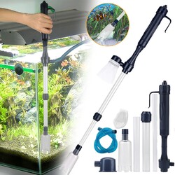 Neu Elektrisch Aquarium Wasserwechsel Set Mulmsauger Kiesreiniger Bodenreinigung