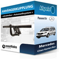 WESTFALIA Anhängekupplung abnehmbar passend für Mercedes Citan Kasten/Bus 12-