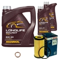 BOSCH Ölfilter 7 L MANNOL 5W-30 Longlife für VW Touareg 3.0 TDI