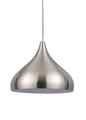 Litecraft Deckenpendelleuchte 1 Leuchte mit Fischerschirm - Satin Nickel Ausverkauf 