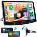 10 Zoll Autoradio 1 DIN Android 13 GPS NAVI USB BT WiFi RDS Drehbarer Bildschirm