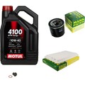 MANN Inspektionspaket 5 L MOTUL 4100 SYN-nergy SPEC 10W40 für Mazda 3 BK BL 2 DE