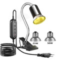 E27 Terrarium Aquarium Heizlicht Wärmelampe UVA&UVB Reptilien Strahler Timer