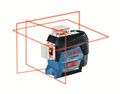 Bosch Linienlaser GLL 3-80 C, mit 1 x 2.0 Ah Li-Ion Akku, Halterung BM 1, L-BOXX