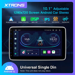 10,1" Android 14 Autoradio 1 DIN 8-Kern 2G+32GB GPS Navi 1280*720 DSP USB