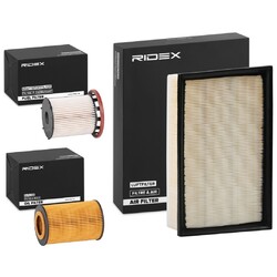 RIDEX Filterset Inspektionspaket Filtersatz für VW GOLF VI (5K1) TOURAN (1T3)