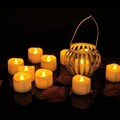 12-36x LED Teelichter mit Timer 6 Stunden flackernd Kerzen Teelicht mit Batterie