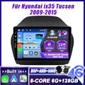 6GB+128GB Für Hyundai ix35 Tucson 2009-2015 Autoradio Android 14 GPS Navigation