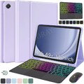 Für Samsung Galaxy Tab A9+ A8 A S9 FE S8 S7 S6 Lite Hülle mit Touchpad Tastatur