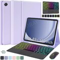 Für Samsung Galaxy Tab A9+ A8 A S9 FE S8 S7 S6 Lite Hülle mit Touchpad Tastatur
