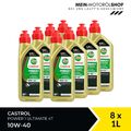 Castrol Power 1 Ultimate 4T 10W-40 JASO MA2 API SN 8x1 Liter = 8 Liter