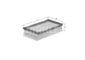 MAHLE LX 933/2 Luftfilter passend für NISSAN RENAULT