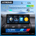 2K 12,3" Autoradio Android 14 4G+64GB GPS Navi LTE 4G CarPlay Für BMW X5 E70 CCC