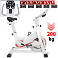 EVOLAND Heimtrainer Indoor Cycle Speedbike Fitness Fahrrad Ergometer bis 200kg