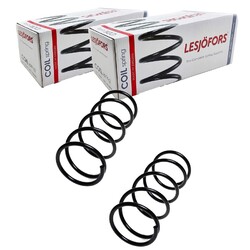2X LESJÖFORS FAHRWERKSFEDERN VORNE PASSEND FÜR NISSAN ALMERA LINKS+RECHTS