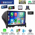 DAB+ Autoradio Android13 9" Carplay 2+64G KAM BT Für Mercedes Benz C-Klasse W204