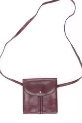 ⭐ AIGNER Umhängetasche Handtasche für Damen Vintage lila aus Leder ⭐