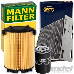 FILTERSET INSPEKTIONSPAKET für AUDI A3 8P SEAT LEON VW GOLF 5 6 PASSAT 3C TOURAN