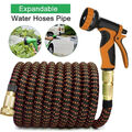 Premium Flexibler Gartenschlauch 7.5-30m Flexibel Wasserschlauch Flexischlauch