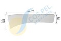 COS.PEL Windabweiser Regenabweiser passend für MERCEDES-BENZ ACTROS MP4 / MP5