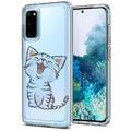Schutz Hülle Für Samsung Galaxy S20 Motiv Handy Silikon Tasche Slim Case Cover