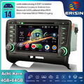8-Kern 64GB Android 14 Autoradio GPS DAB+CarPlay DSP OBD2 RDS CD Für AUDI TT MK2