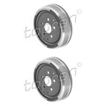 2X TOPRAN BREMSTROMMELN 252mm HINTEN PASSEND FÜR VW TRANSPORTER | 103 281