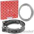 ELRING ROHRVERBINDER SCHELLE + DICHTUNG Ø75mm passend für VW AUDI 1.4-2.5 TDI