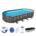 Bestway® Power Steel™ Frame Pool Komplett-Set mit Filterpumpe 732 x 366 x 122 cm