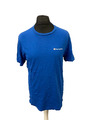 Champion T-Shirt Gr. L Royalblau Logostickerei Sportswear Damen Q589