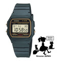 CASIO Collection STANDAR Herrenuhr Unisex F-91WG-9QJH Einfache Analog Armbanduhr