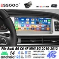 8.8" DSP Für Audi A6 C6 4F MMI 3G 10-12 6+128G Carplay Android Autoradio 4G DAB+