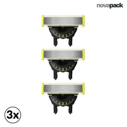 3x Ersatzklinge für Philips OneBlade 360 Grad Rasier Klinge QP2520/QP2530/QP2630