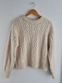 *** Strick Pullover mit Zopfmuster Gr.M  ***