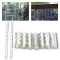 PVC Lamellenvorhang transparenter Streifenvorhang vormontiert Lager Stall 7PCS