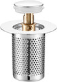 Abflussstopfen Mit Sieb,33-55mm Waschbeckenstöpsel Mit Sieb,Waterjake Pop-Up Abl