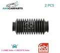 FALTENBALGSATZ LENKMANSCHETTE VORNE 02536 FEBI BILSTEIN 2PCS NEU OE QUALITÄT