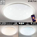 Smart Home LED Decken Leuchte Alexa Google Lampe Tageslicht Sternen Effekt Timer