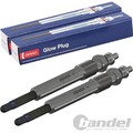 2x DENSO Glühkerzen passend für VW POLO 6R1  SKODA FABIA 3 SEAT IBIZA 1.4 TDI